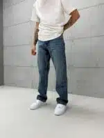 Premıum İmzalı Seri Baggy Jean - Taşlamalı Y.Mavi - Görsel 2