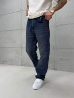 Premıum İmzalı Seri Baggy Jean - Kimysal Yıkama Mavi