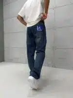 Premıum İmzalı Seri Baggy Jean - Kimysal Yıkama Mavi - Görsel 3