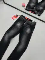 DSQ-2 Jeans / Painted Dark Black - Görsel 3