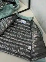 CLMB Nakışlı Termal Şişme Mont – Açık Yeşil - Görsel 3