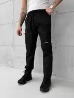 4SF Erkek Modüler&Dayanıklı 2'si 1 Arada Outdoor Trekking Pantolon - Siyah