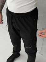 4SF Erkek Modüler&Dayanıklı 2'si 1 Arada Outdoor Trekking Pantolon - Siyah - Görsel 5