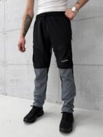 4SF Erkek Modüler&Dayanıklı 2'si 1 Arada Outdoor Trekking Pantolon - Gri / Siyah - Görsel 2