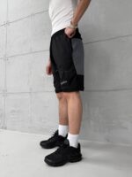 4SF Erkek Modüler&Dayanıklı 2'si 1 Arada Outdoor Trekking Pantolon - Gri / Siyah - Görsel 10