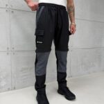 CLMB Erkek Modüler&Dayanıklı 2'si 1 Arada Outdoor Trekking Pantolon - Gri / Siyah