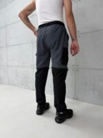 CLMB Erkek Modüler&Dayanıklı 2'si 1 Arada Outdoor Trekking Pantolon - Gri / Siyah - Görsel 3
