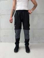 CLMB Erkek Modüler&Dayanıklı 2'si 1 Arada Outdoor Trekking Pantolon - Gri / Siyah - Görsel 4