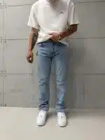 Premium İmzalı Black Pro Regular Fit Pantolon - Mavi - Görsel 2