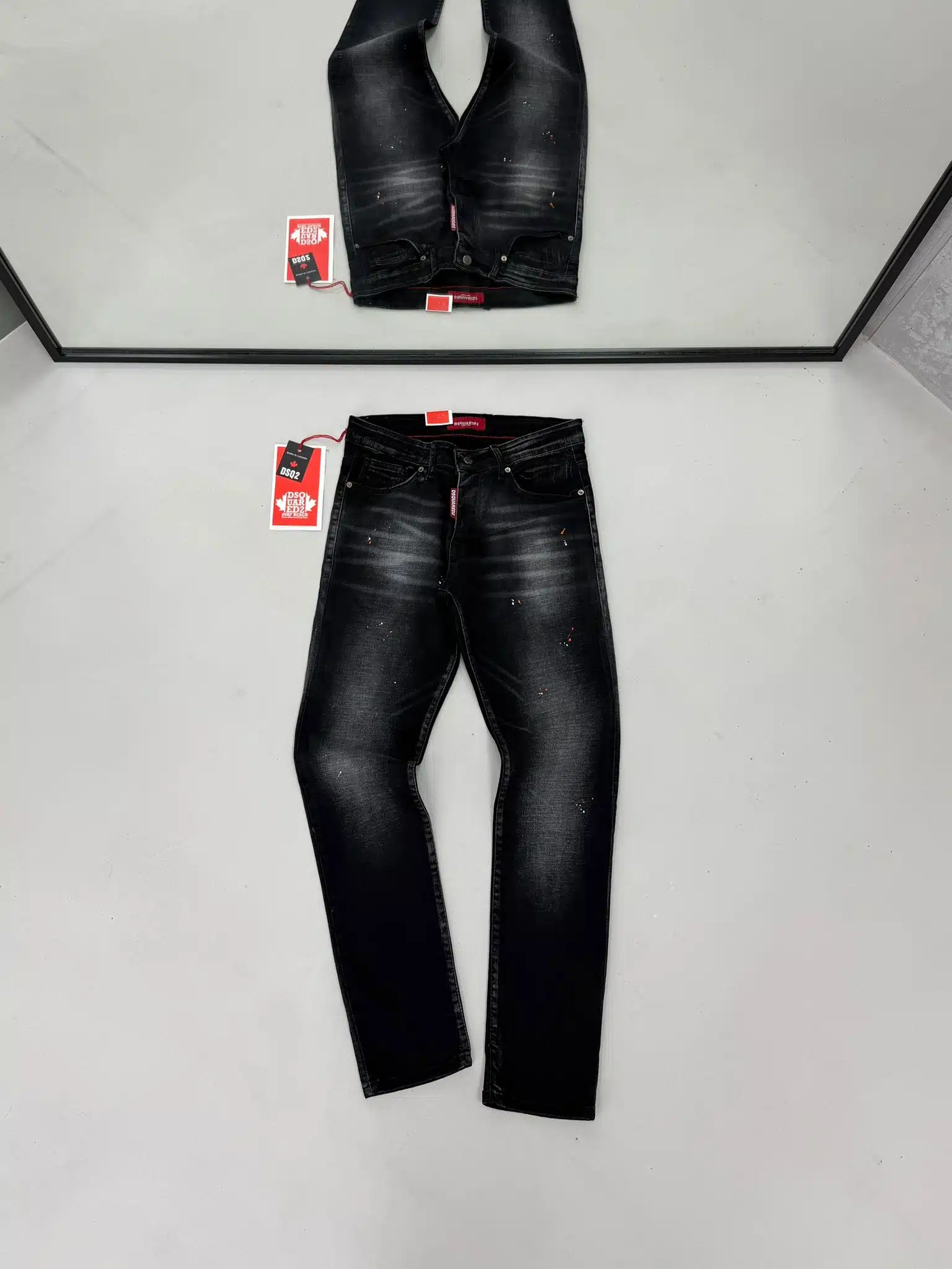 WhatsApp Image 2026-02-18 at 12.07.51 (1) DSQ-2 Jeans / Painted Black - Görsel 1