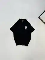 LFN Nakışlı Pitcher Polo Yaka Tshirt– Siyah