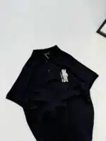 LFN Nakışlı Pitcher Polo Yaka Tshirt– Siyah - Görsel 3