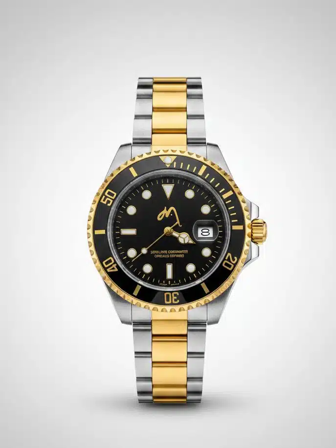 WhatsApp Image 2026-02-20 at 11.47.22 (2) Premium İmzalı Submarine Saat-Black or Gold - Görsel 1