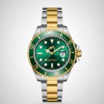 Premium İmzalı Submarine Saat-Green or Gold