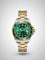 Premium İmzalı Submarine Saat-Green or Gold