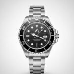Premium İmzalı Submarine Saat - Silver