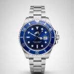 Premium İmzalı Submarine Saat-Blue