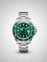 Premium İmzalı Submarine Saat-Green