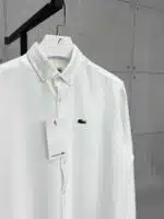 LCST Nakış Detaylı Doubleface Gömlek - Beyaz - Görsel 3