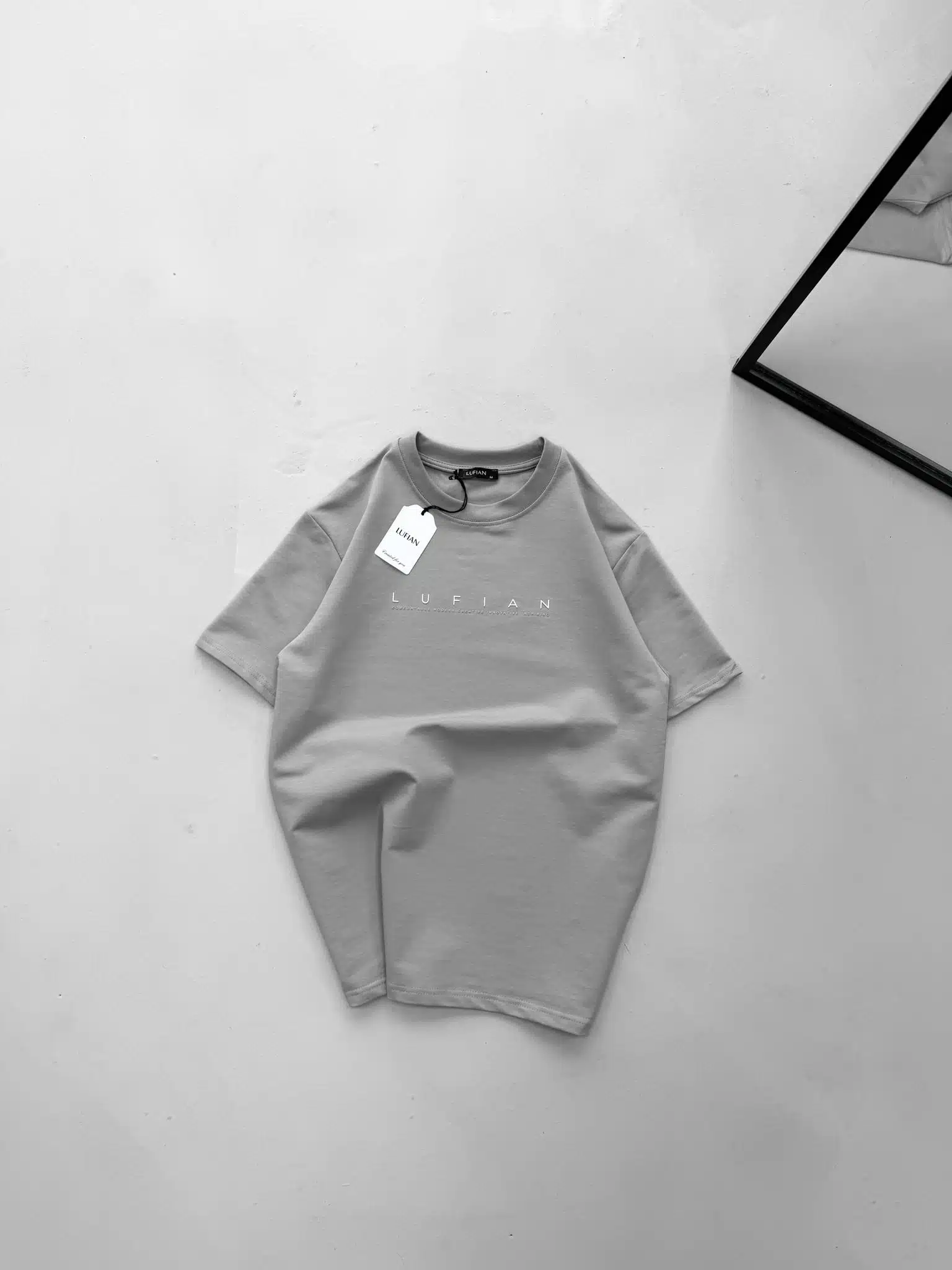 WhatsApp Image 2026-02-28 at 02.15.18 (2) LFN Enjeksiyon Baskılı Bisiklet yaka Tshirt -Gri - Görsel 1