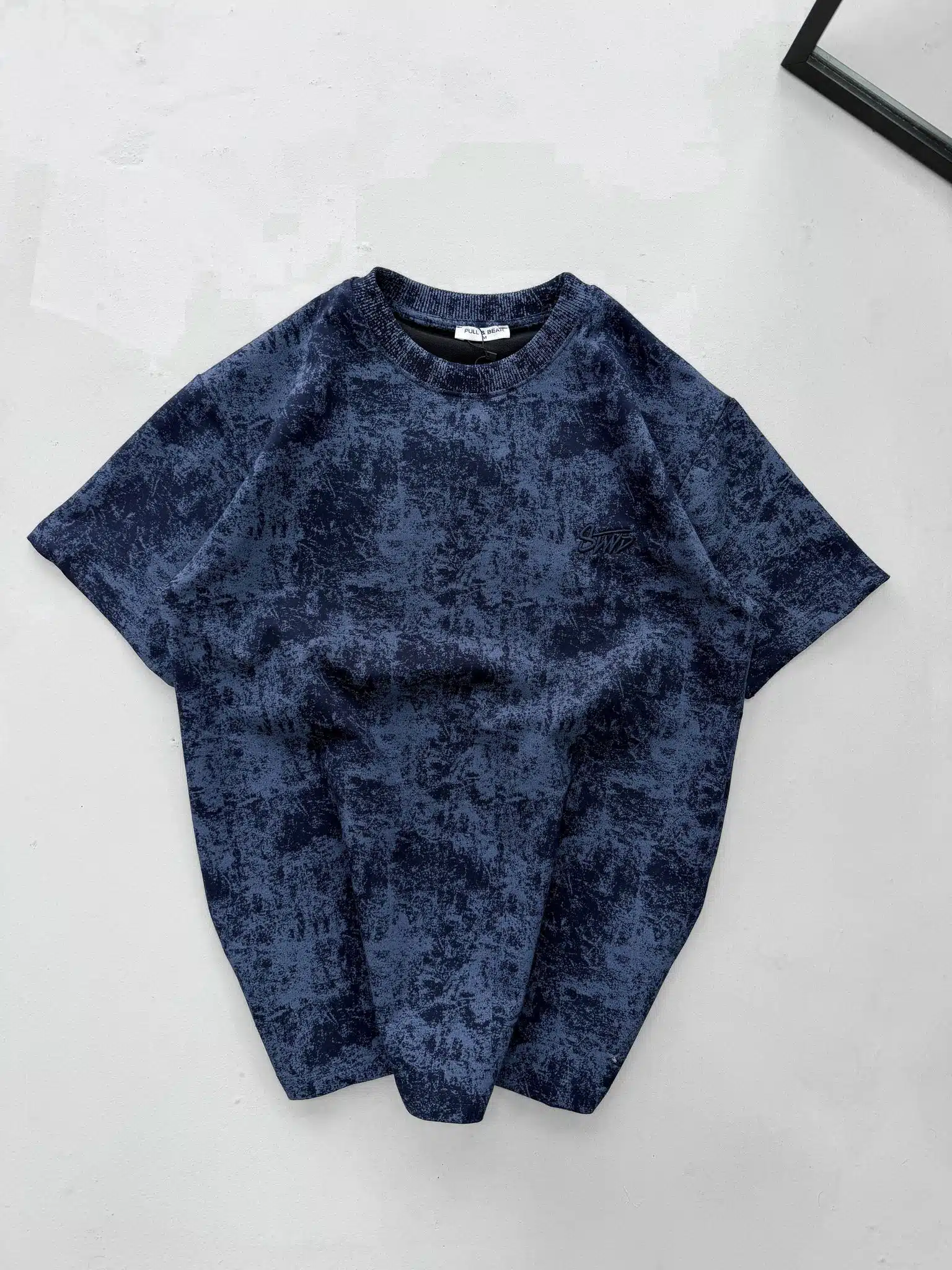 WhatsApp Image 2026-02-28 at 17.28.16 (1) ST Sırt Baskılı Yıkamalı Tshirt-Lacivert - Görsel 1