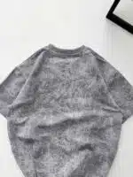 ST Sırt Baskılı Yıkamalı Tshirt-Gri - Görsel 4