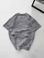 ST Sırt Baskılı Yıkamalı Tshirt-Gri - Görsel 3