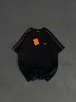 HRMS Bisiklet Yaka Tshirt-Siyah