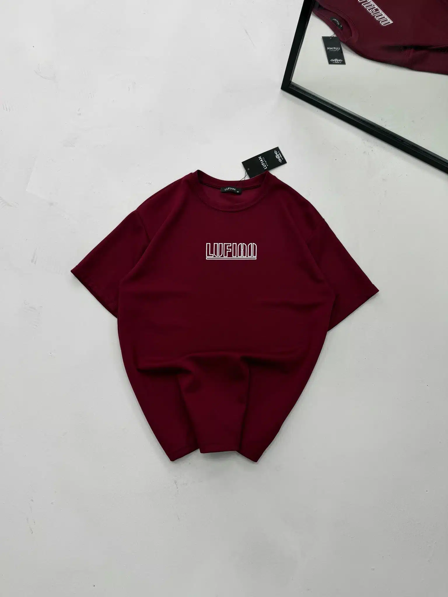 WhatsApp Image 2026-03-23 at 22.41.20 LFN Premium Enjeksiyon Baskı Tshirt -Bordo - Görsel 1