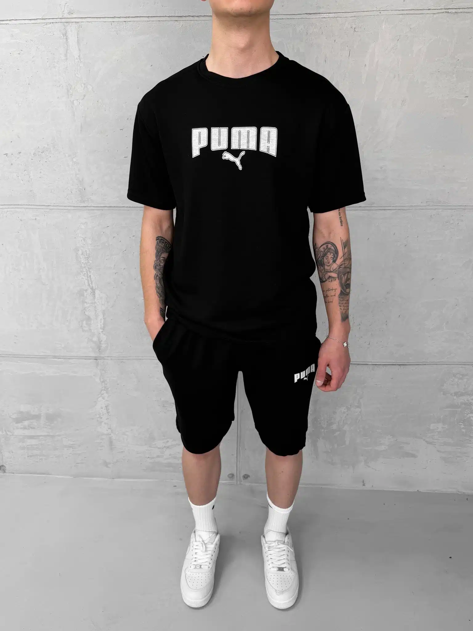 WhatsApp Image 2026-03-27 at 16.32.52 PM Şort Takımı -Siyah - Görsel 1