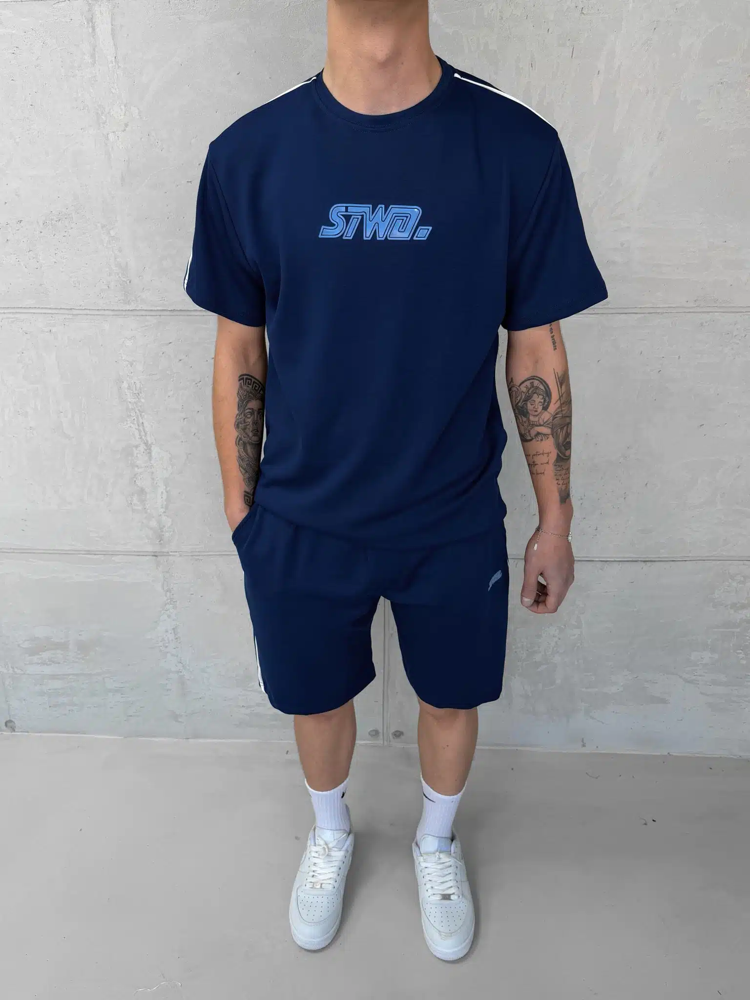 WhatsApp Image 2026-03-27 at 16.34.46 ST Şort Takımı -Lacivert - Görsel 1