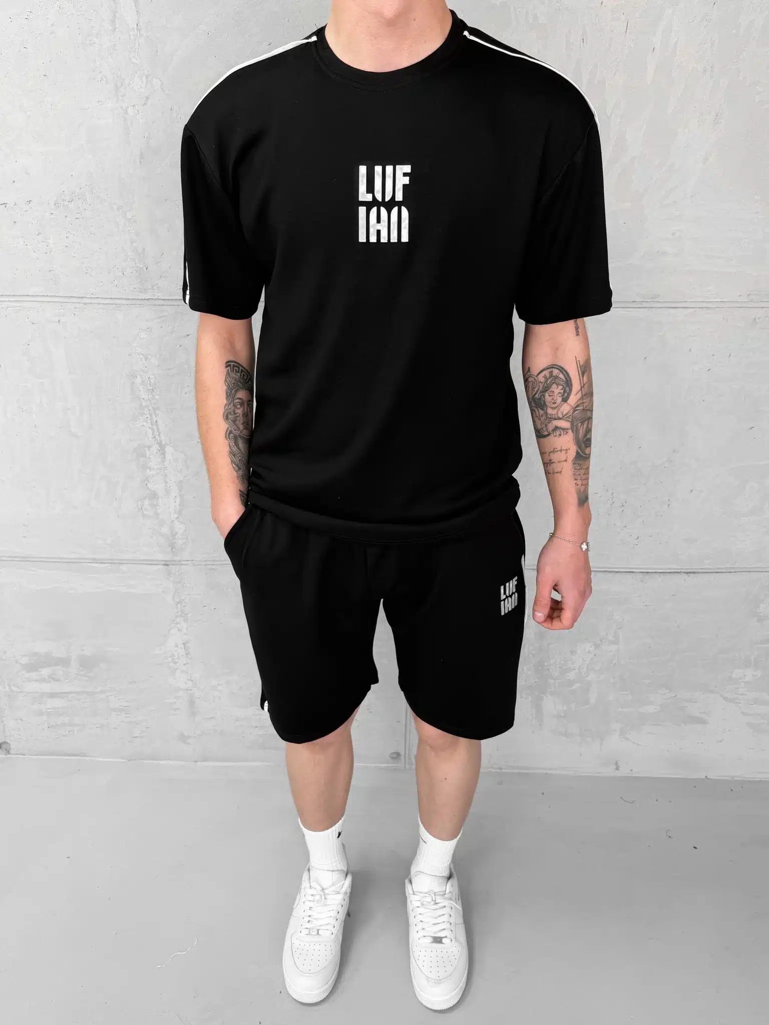 WhatsApp Image 2026-03-27 at 16.36.05 LFN Şort Takımı -Siyah - Görsel 1