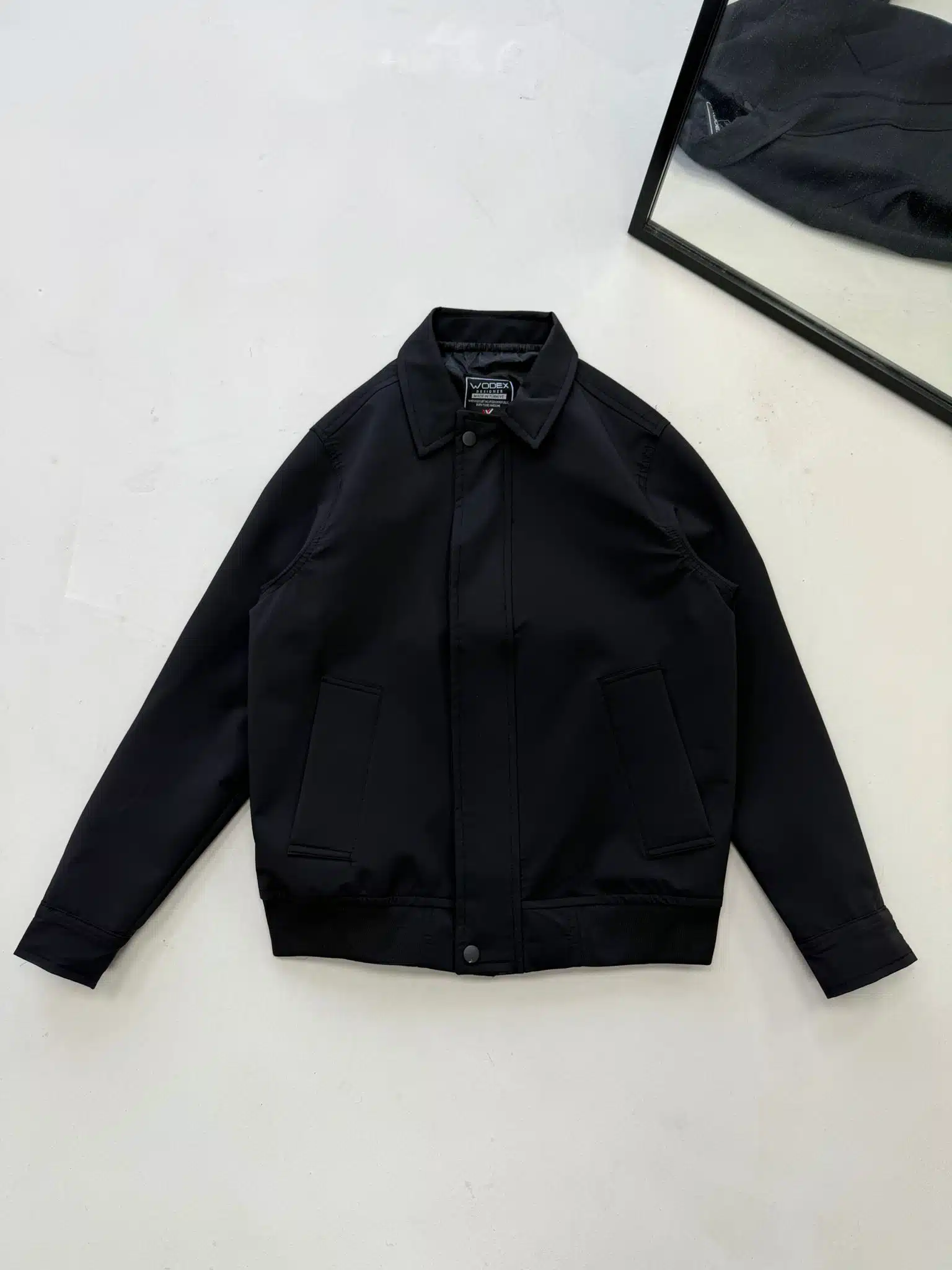 WhatsApp Image 2026-04-03 at 19.36.20 Basic Düğme Detaylı Ceket - Siyah - Görsel 1