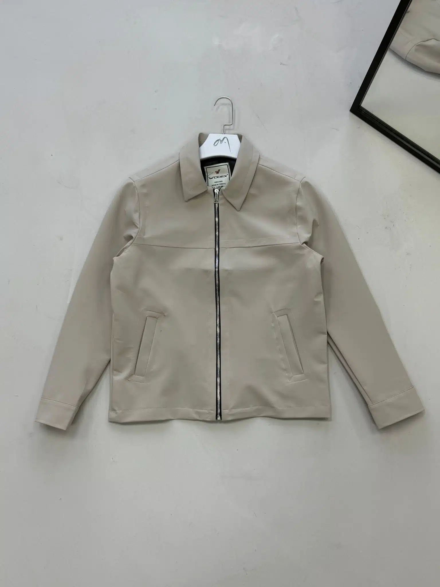 WhatsApp Image 2026-04-03 at 19.36.53 Basic Fermuar Detaylı Ceket - Bej - Görsel 1