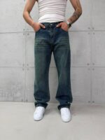 Premium İmzalı Seri Baggy Pantolon - Yeşil Tint Kar Kimyasal Bıyık 2005 - Görsel 3
