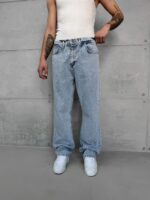 Premıum İmzalı Seri Baggy Jean - Açık Buz Mavi 2009 - Görsel 3