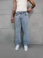 Premıum İmzalı Seri Baggy Jean - Açık Buz Mavi 2009 - Görsel 3