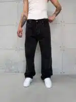 Premium İmzalı Seri Baggy Pantolon - Koyu Taşlamlı Füme 2015 - Görsel 2