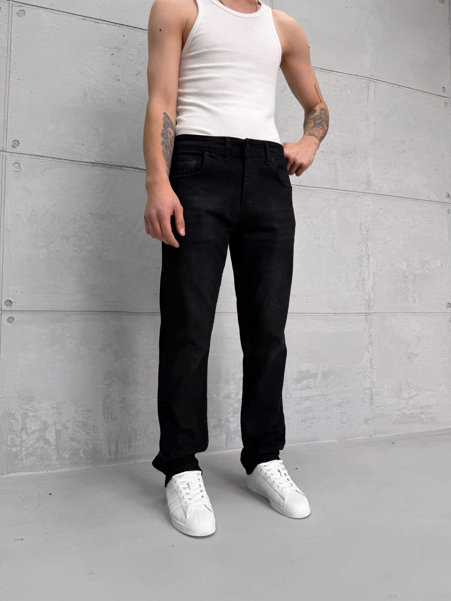 WhatsApp Image 2026-05-05 at 14.25.5755555555555 Premium İmzalı Seri Regular Fit Pantolon - Taşlamalı Koyu Siyah 1004 - Görsel 1