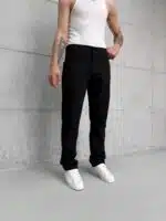 Premium İmzalı Seri Regular Fit Pantolon - Siyah 1008