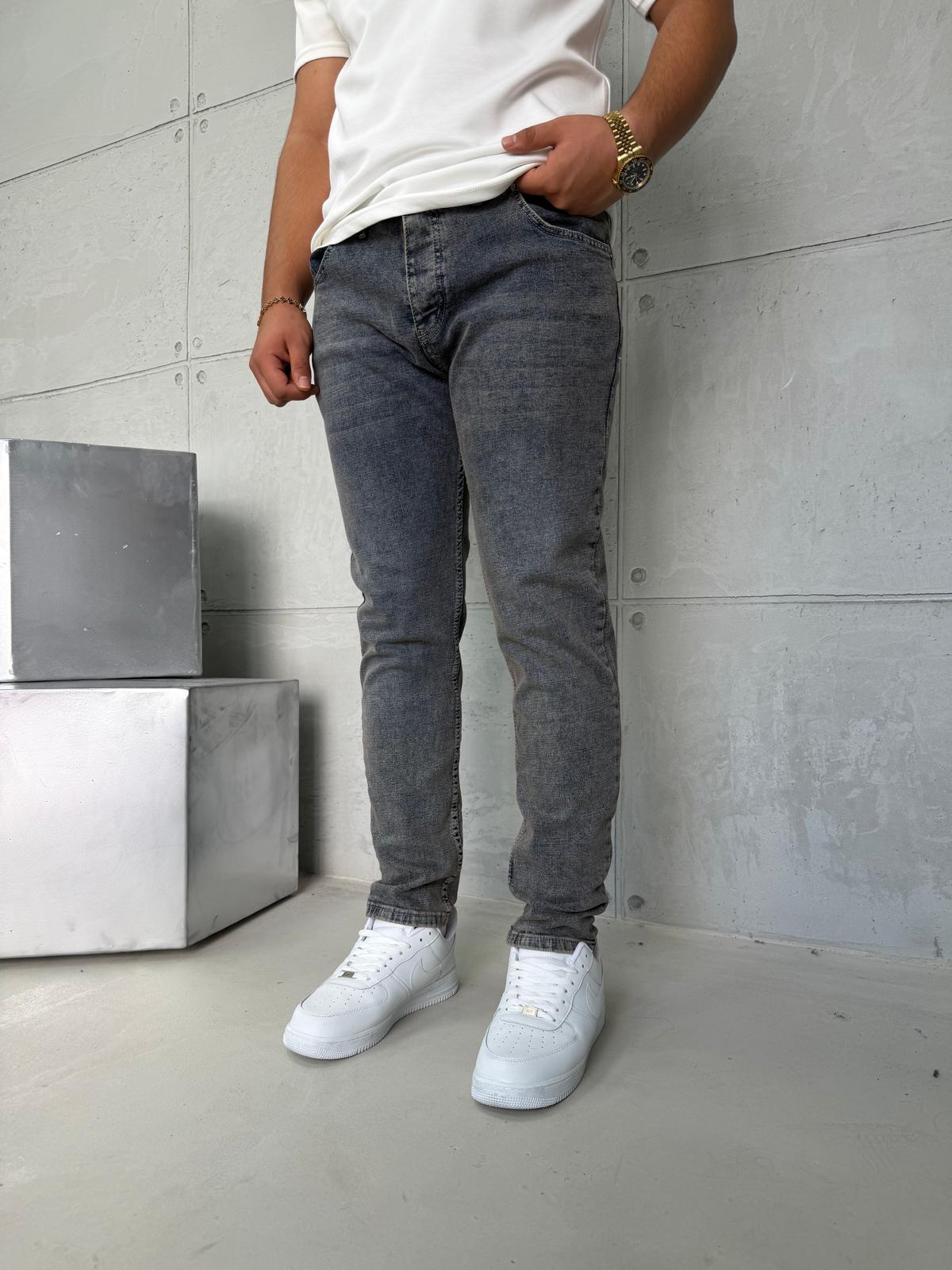 WhatsApp Image 2026-07-29 at 12.14.01 Premium İmzalı Seri Slim Fit Pantolon - Taşlamalı Kül Gri - Görsel 1