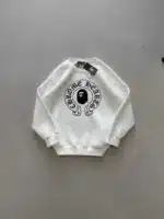 CH & BP  Baskılı Sweatshirt – Beyaz