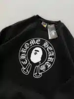 CH & BP  Baskılı Sweatshirt – Siyah - Görsel 3