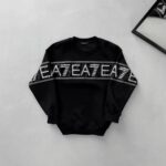EA7 Göğüs & Kol Baskılı Sweatshirt – SİYAH