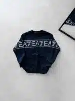 EA7 Göğüs & Kol Baskılı Sweatshirt – LACİVERT