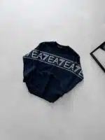 EA7 Göğüs & Kol Baskılı Sweatshirt – LACİVERT - Görsel 2