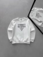 GS Göğüs Baskılı Sınce 1981 Sweatshirt – BEYAZ