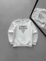 GS Göğüs Baskılı Sınce 1981 Sweatshirt – BEYAZ