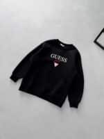 GS Göğüs Baskılı Sweatshirt – SİYAH - Görsel 2