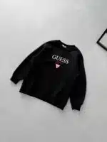 GS Göğüs Baskılı Sweatshirt – SİYAH - Görsel 2